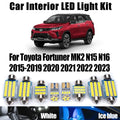8-Piece LED Interior Light Kit for Toyota N15 N16 MK2 2015-2019 - Canbus Error-Free Interior Bulbs
