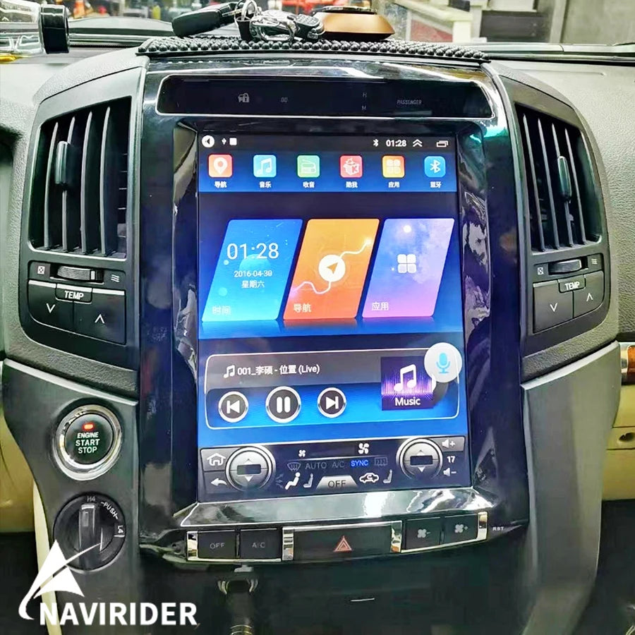 8+256GB GPS DSP Navi AHD 12.1inch Screen For TOYOTA LAND CRUISER LC200 2008-2015 Android 1