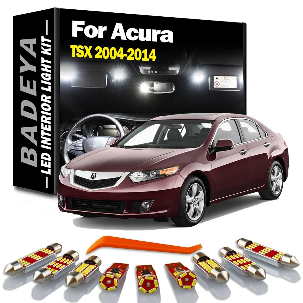 LED Interior Light Kit for Acura TSX 2004-2009 - Canbus Dome Map Door Trunk Bulbs | AUTOKITSHOP
