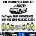 LED Interior Light Kit for Toyota RAV4 MK2 MK5 1994-2021 - Canbus Error-Free Interior Bulbs