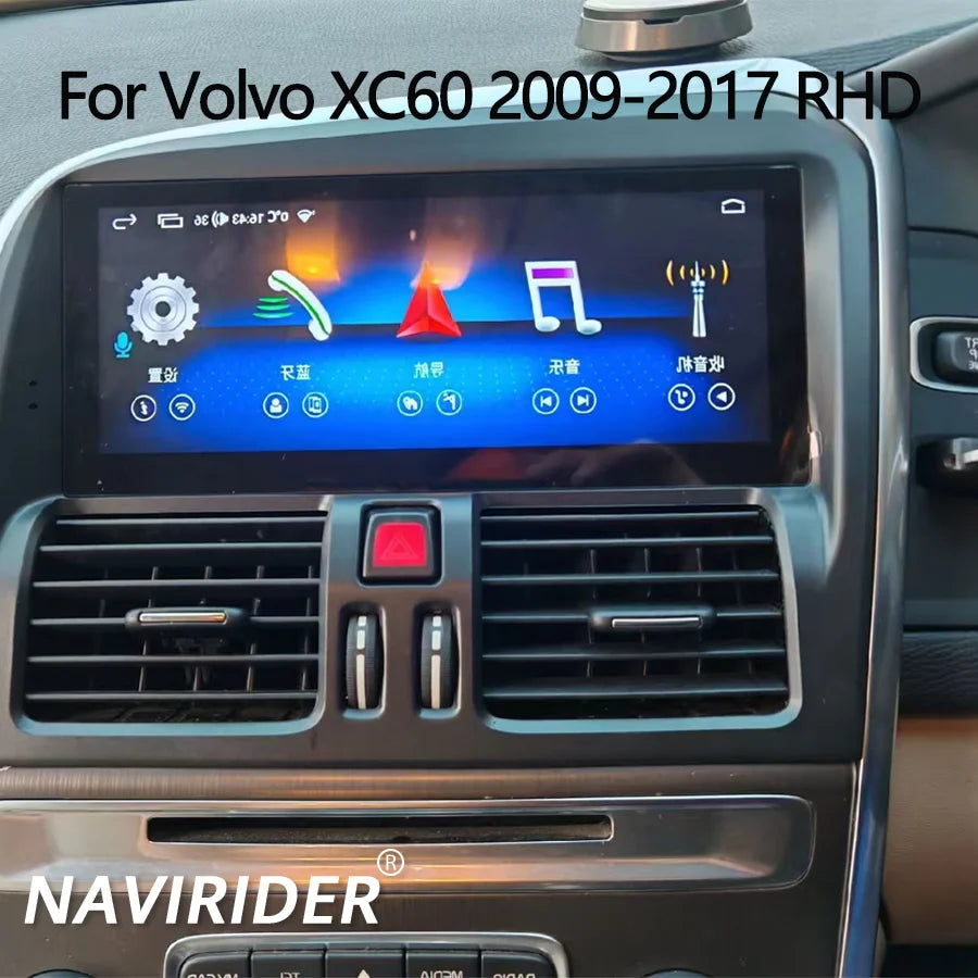 Rhd 8.8" Android 15 Carplay Auto Car Radio Multimedia Player GPS Navigation For Volvo XC60