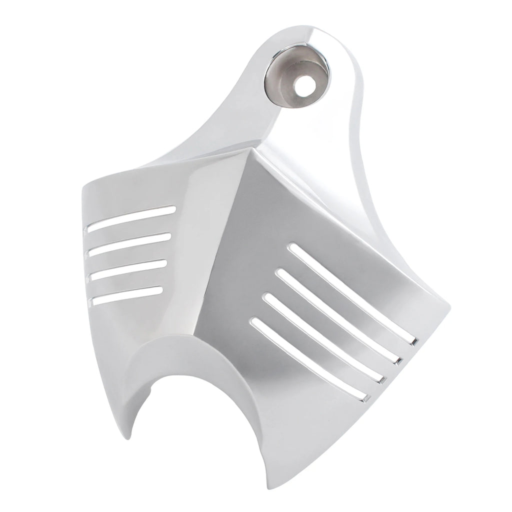 Chrome Motorcycle Big Twin Cowbell Horn Cover Fit For Harley Dyna Softail Sportster Road King St - Automotive LED Light
