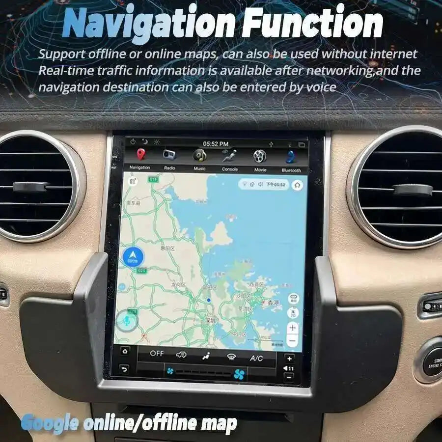 Dual System Car Radio For Land Rover Discovery 4 LR4 2009-2016 Android 14 Tesla Style Scre | AUTOKITSHOP