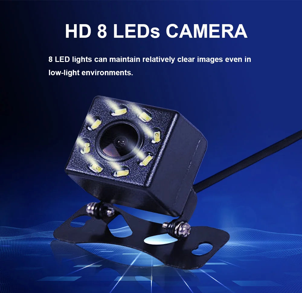OEM For Android Car Multimedia Player 8LED 4LED AHD Rear Reversing Camera