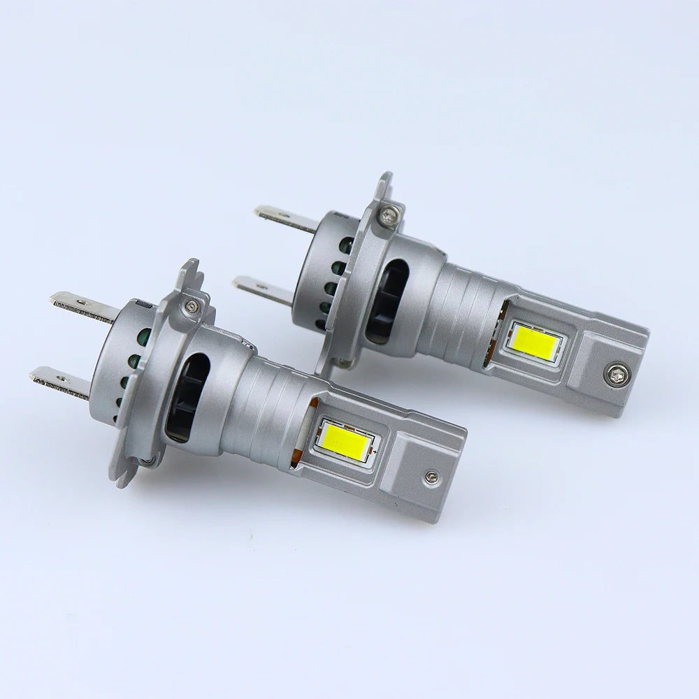 H7 LED Headlight CANBUS 30000LM 7035 CSP Chips 1:1 MINI Size Plug and Play Auto Lamp 6000K Wireless Turbo Fog Light With Fan