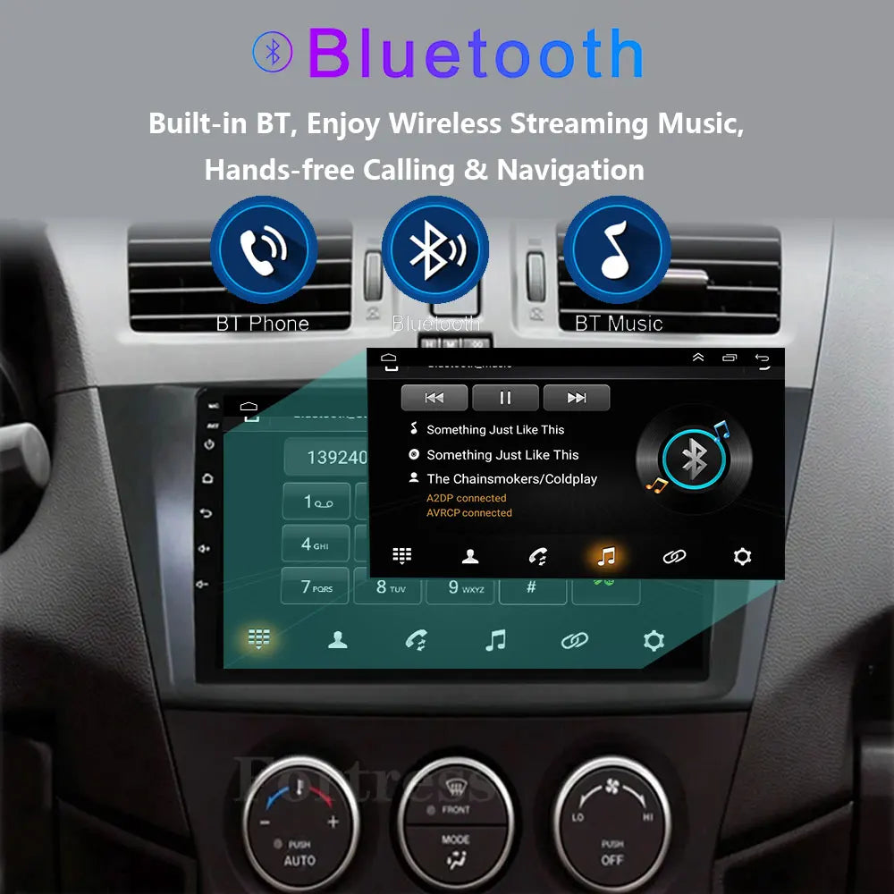 Android 16 For Mazda 5 CW 2010 - 2015 Car Radio Multimedia Video Player Navigation For And