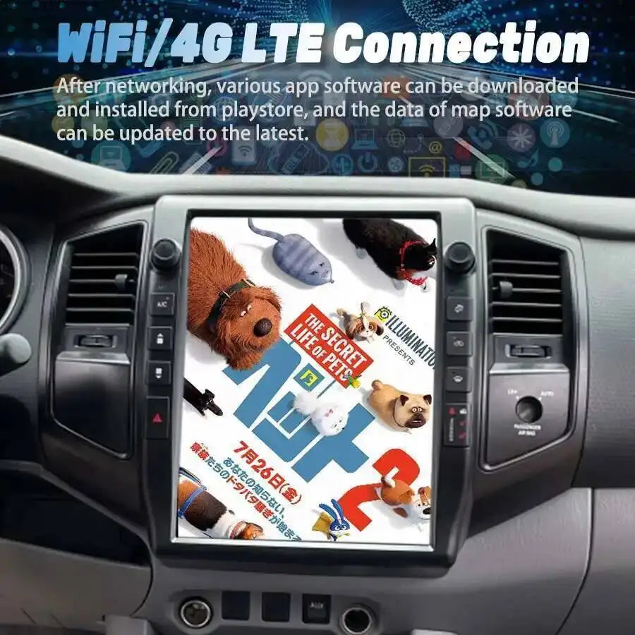 13inch Android Screen Radio 2din For Toyota Tacoma 2005-2015 GPS Carplay Car Multimedia Vi | AUTOKITSHOP
