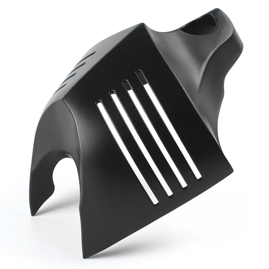 Motorcycle Black Big Twin Horn Cover Stock Cowbell Horns For Harley Dyna Softail Sportster Elect - Automotive LED Light