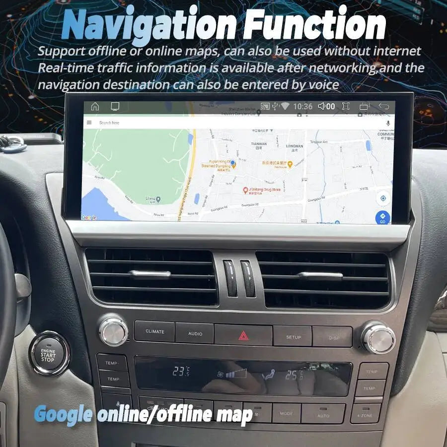 For Lexus LS460 LS600 2006-2015 Android Auto Navigation GPS Car Radio Video Player Stereo  | AUTOKITSHOP