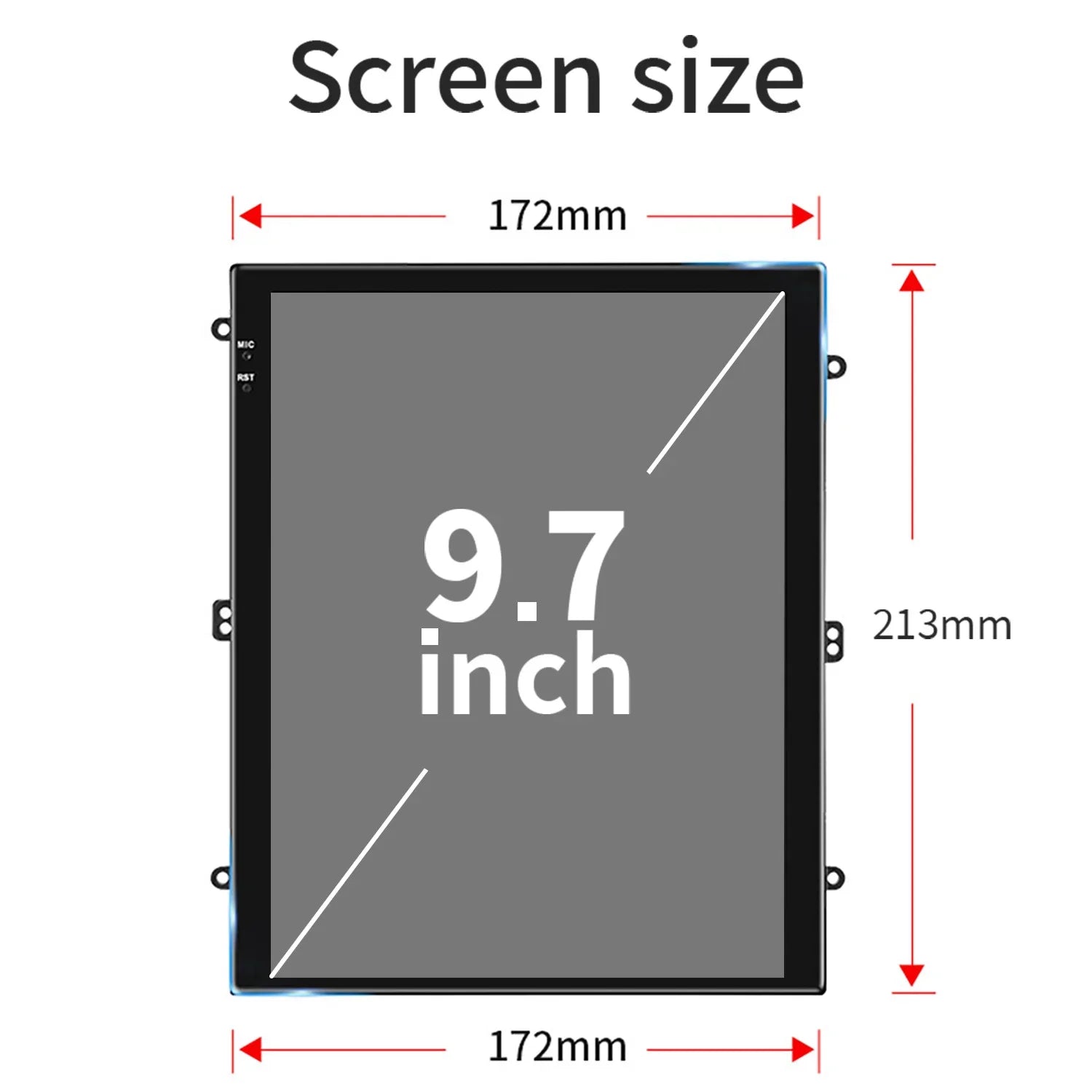 9.7inch For Chevrolet Captiva 2006-2012 Android 14 Car Radio WIFI GPS Wireless Bluetooth C