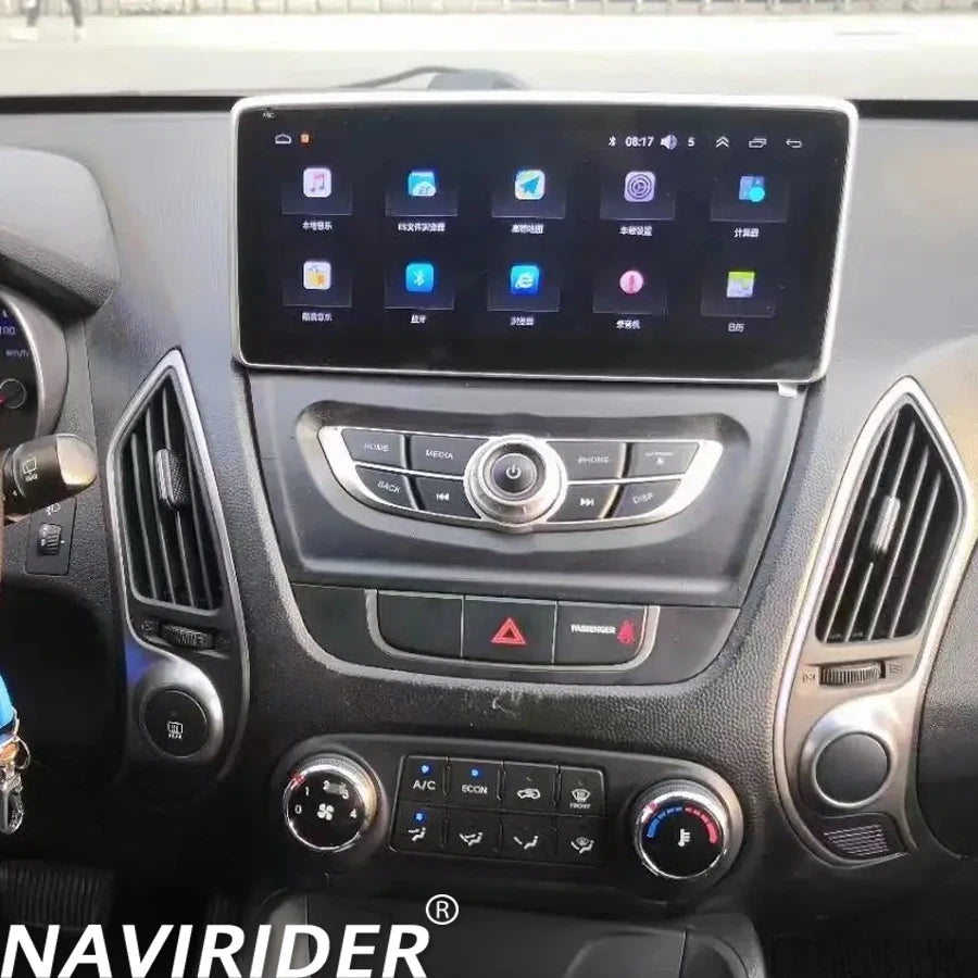 For Hyundai Tucson 2 IX35 2009-2017 Wireless CarPlay Android 14 Navigation 10.25inch Touch