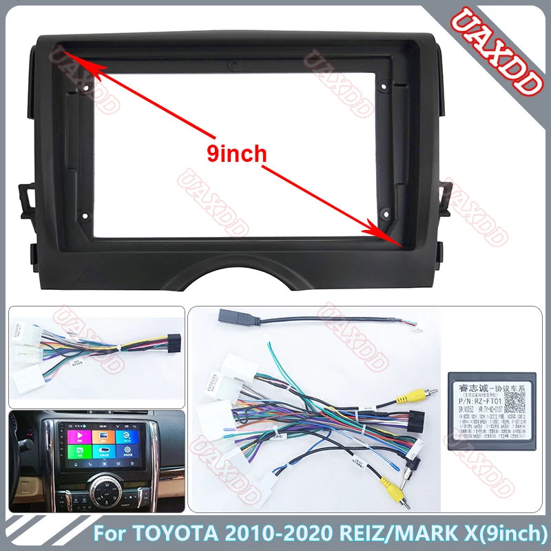 For TOYOTA 2010-2020 REIZ MARK X 9INCH Car DVD Radio Android Stereo Audio Screen Player Na