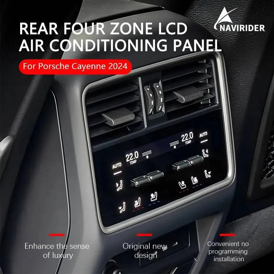 For Porsche Cayenne 2024 (Low) Climate Air Conditioning Panel Rear AC Panel Control Replac