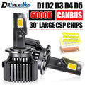 Drivereyes D1S D3S LED Headlights HID D3S D2S D4S D8S 30000LM 300W D1R D2R D3R D4 Xenon Le