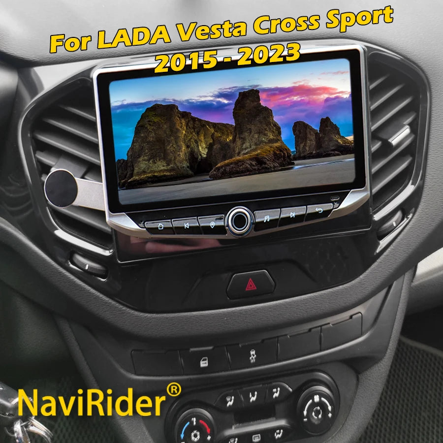 10.88inch Android 14 Qled Screen For LADA Vesta Cross Sport 2015 2Din GPS Multimedia Video