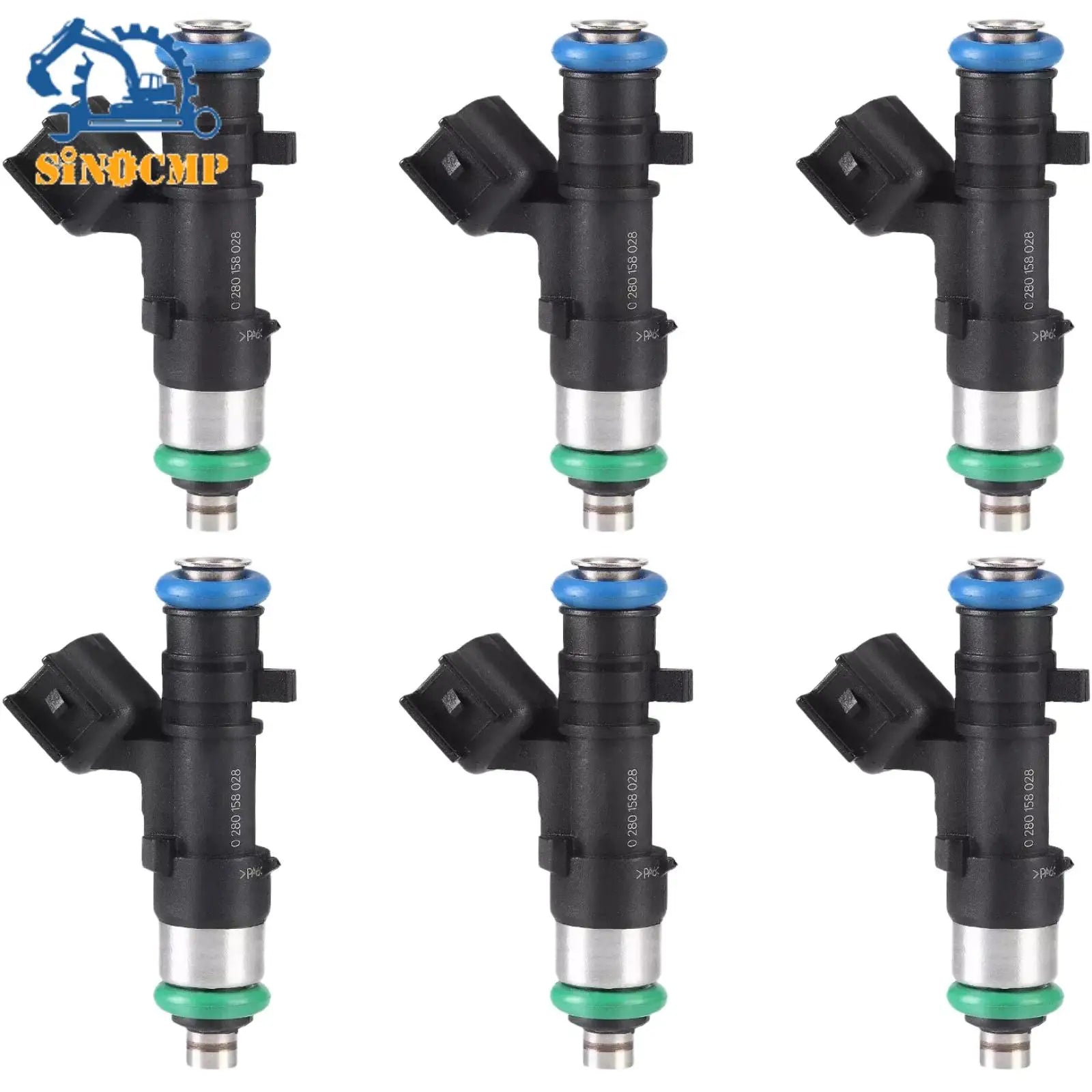 Fuel Injector 81212138 812 12138 0280158028 0 280 158 028 For Dodge Grand Caravan Charger