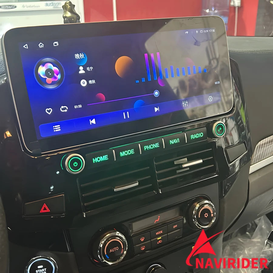 12.3inch Android Screen For Mitsubishi Pajero 4 V73 V87 V88 V93 V97 V98 V99 V80 V90 2007-2