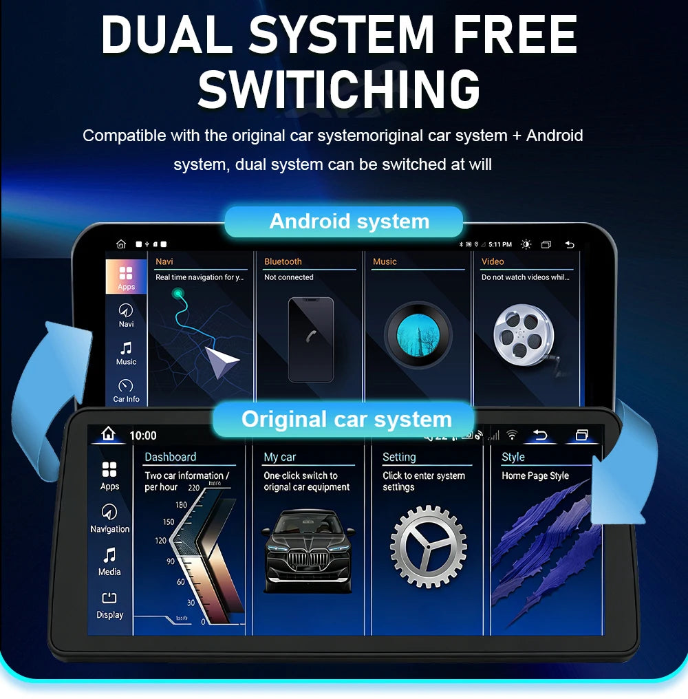 10.25 Car Radio Android For BMW X1 Series E84 CIC / NO Screen Wireless Apple CarPlay Auto
