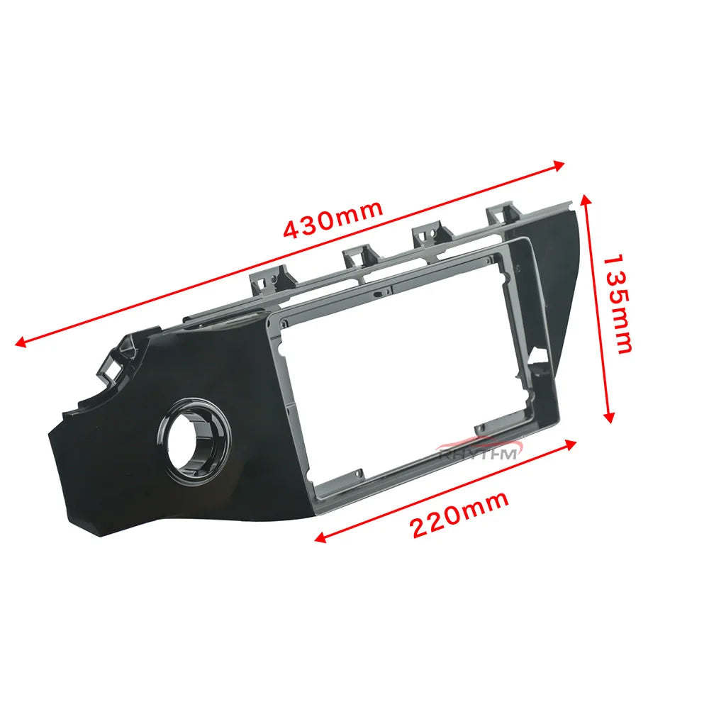 10.1 inch 2din Car Fascia For K2 RIO 4 2017+ Stereo Panel Dash Mount Installation Double D | AUTOKITSHOP