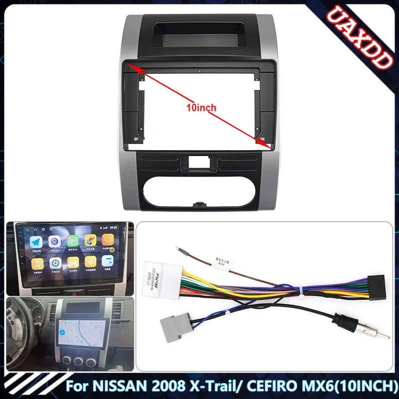 For NISSAN 2008 X-Trail CEFIRO MX6 10.1INCH Car Radio Android Stereo Audio Screen Multimed