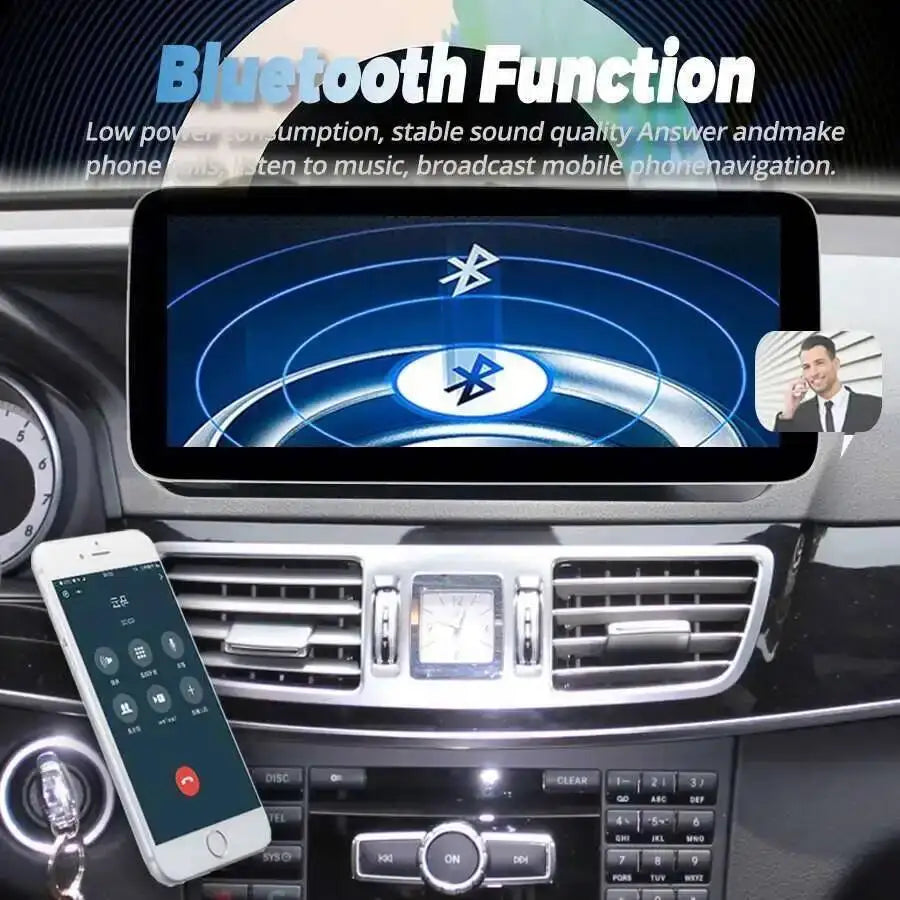 256GB 10.25'' Car Radio For Benz E W207 A207 C207 2014 Screen Android 14 GPS Navi Carplay
