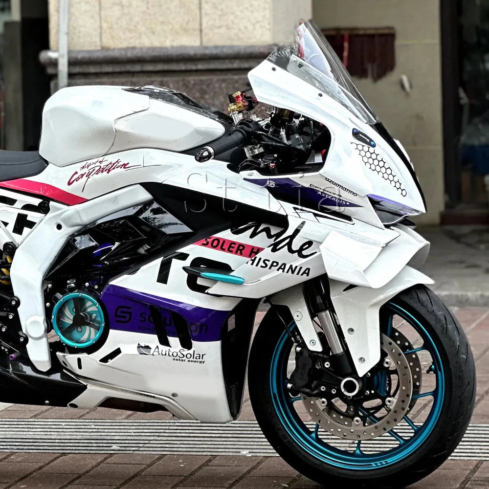 For CFMOTO 675SR 2026 Front Spoiler Lower Spoiler Lower Lip GP Wing Downforce Naked Frontal Spoi - Automotive LED Light