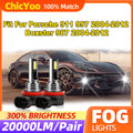 60W H8 H9 H11 LED Fog Lights 20000LM Fog Lamps 6000K White 12V Fit For Porsche 911 997 200
