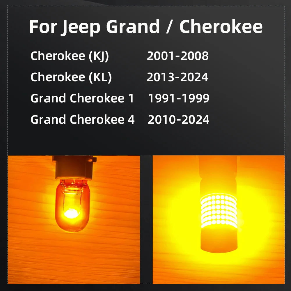 2-Piece LED Interior Light Kit for Jeep Grand / Cherokee MK2/3/4/5 WK KJ KL - Canbus Error-Free Bulbs | AUTOKITSHOP