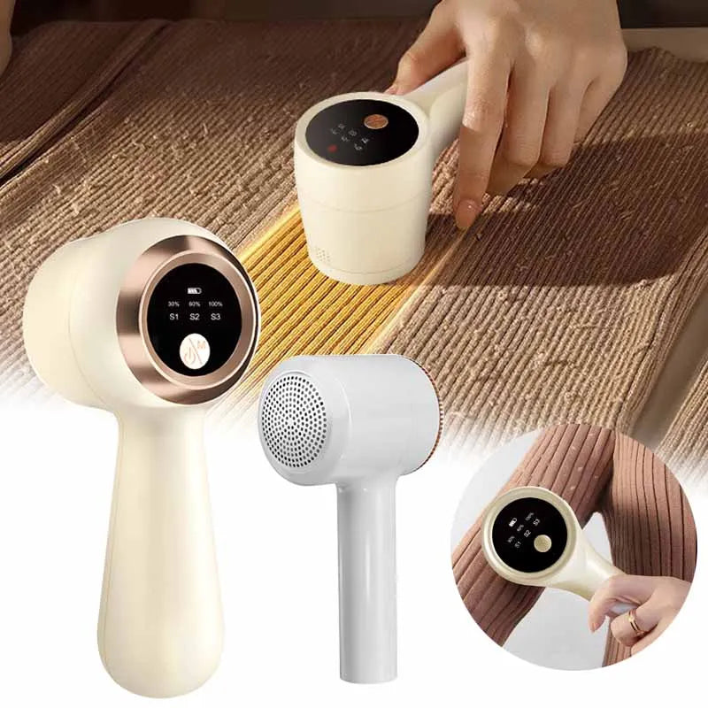 Electric Lint Remover 3rd Gear Rechargable Cloth Fabric Shaver Fluff Pellet Remove Machine Sweat - Automotive LED Light