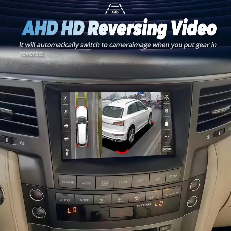8inch Qled Screen Android Auto For Lexus LX570 2007-2015 Navigation Radio Stereo Video Pla