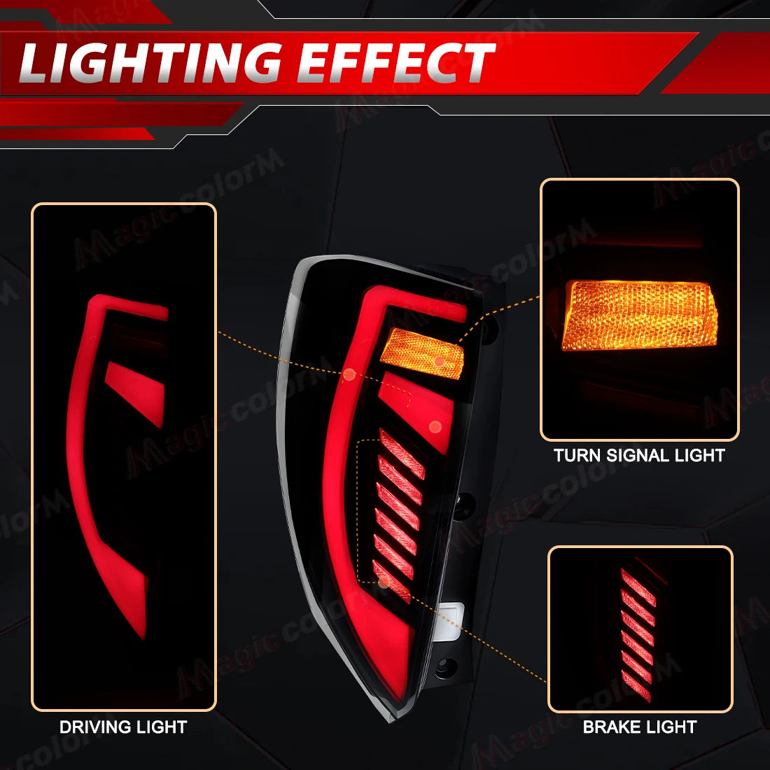 For Toyota Innova 2016 2017 2018 2019 2020 2021 2022 LED Tail Lights Rear Driving Reverse  | AUTOKITSHOP