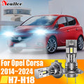 High Power H7 Led Headlight Canbus No Error H18 Car Bulb 6000K White Light Moto Diode Lamp