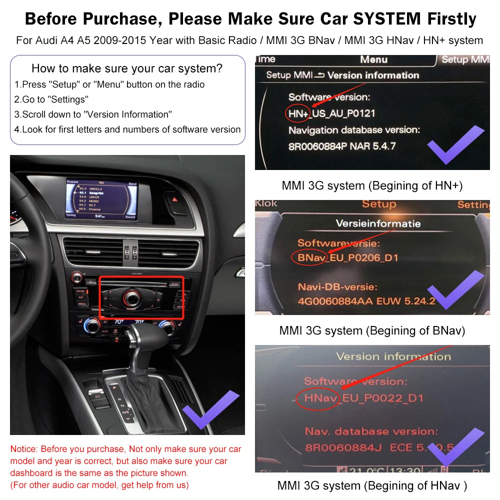 Wireless Carplay for Audi A4 B8 A5 Q5 2009-2015, Support Carplay Android Auto AirPlay Mirr | AUTOKITSHOP