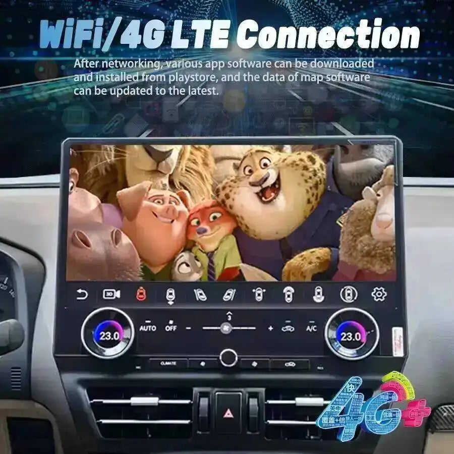Car Radio Android 13 GPS Video Player Multimedia Touch Screen Carplay 16.8inch For Toyota  | AUTOKITSHOP