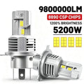 5200W Plug and Play H4 LED Car Headlight Bulb Canbus 9005 H11 Light for Car Turbo Mini Siz