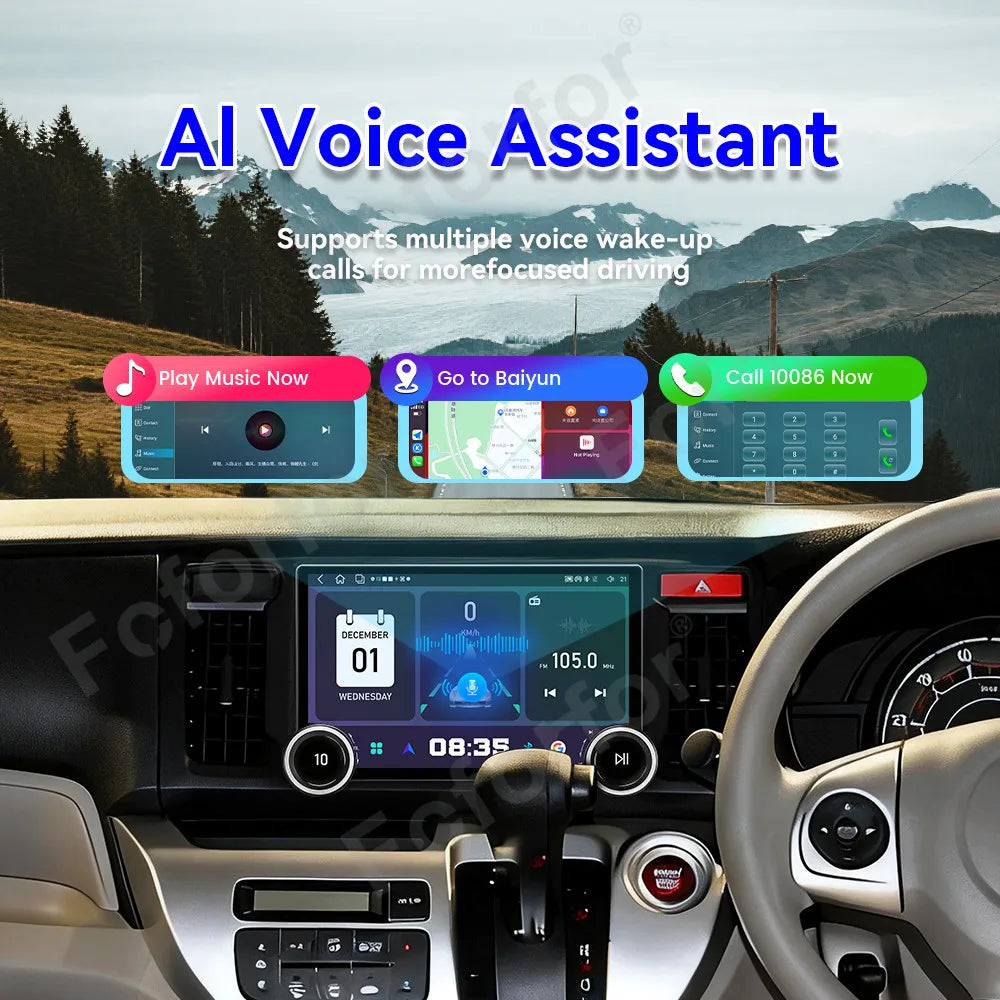 Modern 11.5 Inch High Definition Touch Screen Wireless Carplay Android 15 GPS Navi Car Rad