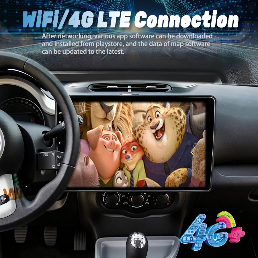 Android 15 Auto Radio For Renault Twingo 2014-2023 Car Multimedia Video Player Stereo DSP