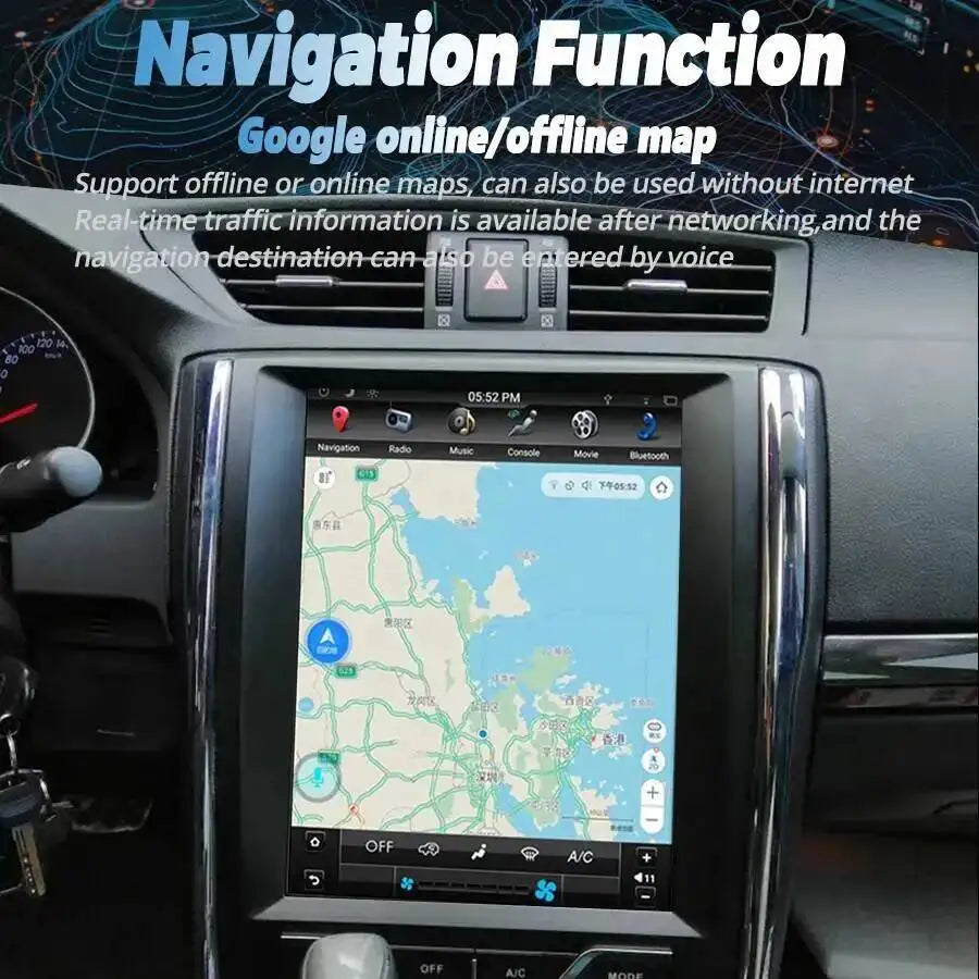 For Toyota Reiz Mark X 2012-2025 Car Radio Android Screen Auto Stereo Multimedia Video Hea | AUTOKITSHOP