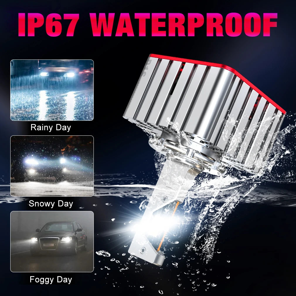 D1S D3S LED Headlight HID Bulbs D2S D2R D4S D4R D5S AutoTurbo Llights 160W CSP Chip 6000K