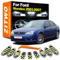 ZITWO 14Pcs For Ford Mondeo 2001 2002 2003 2004 2005 2006 2007 Car LED Bulb Interior Dome Map Su - Canbus LED Car Light