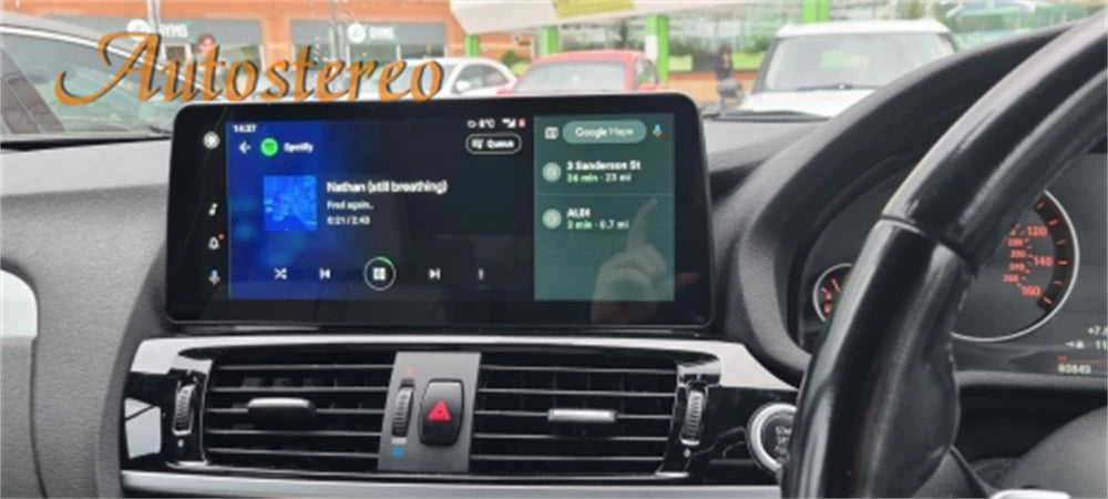 32G ID8 Carplay Android 14 For BMW X3 F25 X4 F26 X3M X4M 2009-2016 Car Multimedia Player G