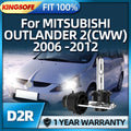HID 35W Xenon D2R Headlight 6000K Bright White Light Car Lamp For MITSUBISHI OUTLANDER 2(C