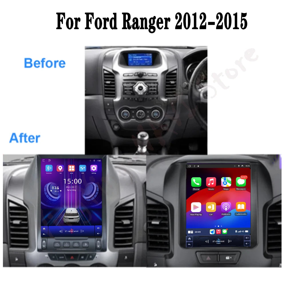 Android 16 for Ford Ranger 2012-2015 Car Video Player Multimedia Radio Auto GPS Navigation