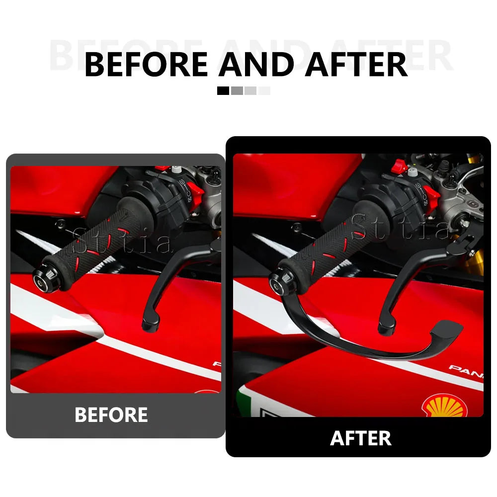 XDIAVEL V4 2026 Brake Handle Protects For Ducati XDiavel S XDiavel V4 2016-2025 Motorcycle CNC H - Automotive LED Light