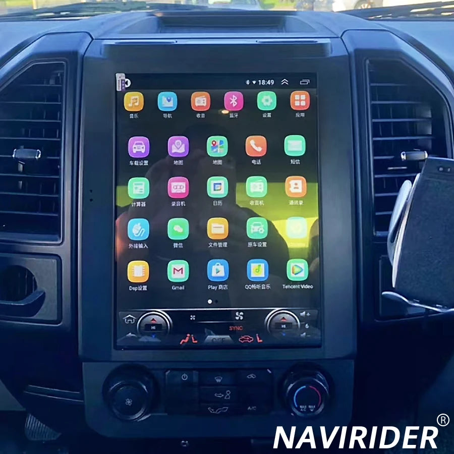 For Ford F150 2015-2021 Raptor 12.1“ Android 15 GPS Autoradio Multimedia Video Player Carp
