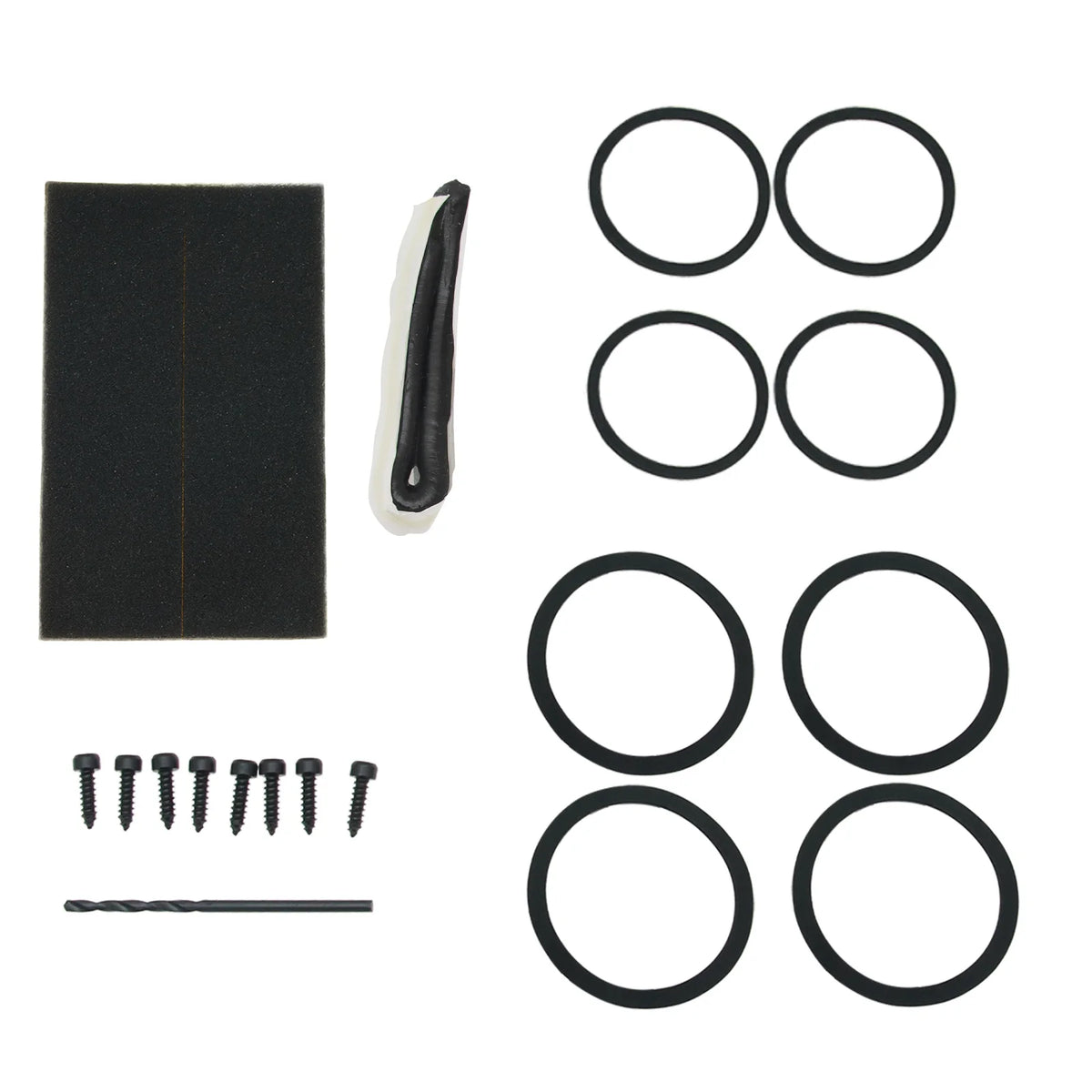 AD Universal Car Horn Washer Adapter 3.5 Inch Holder Loud Speaker Spacers Mat Pad Bracket Auto A - Automotive LED Light