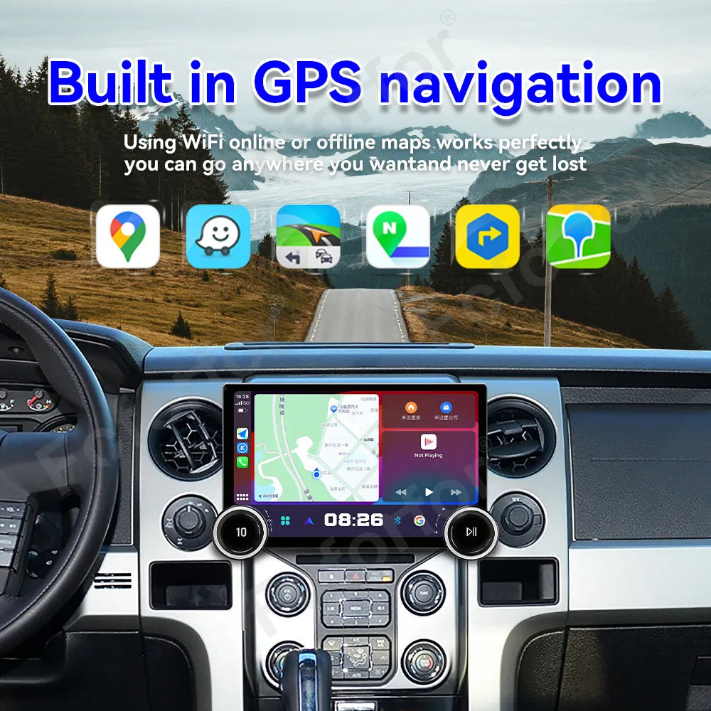 Android 15 Ultra Large Full HD Touch Display 11.5 Inch Wireless CarPlay GPS Navi Radio Hea