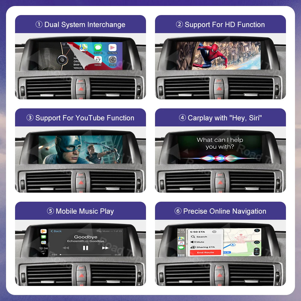 Wireless CarPlay for BMW 1 Series E81 E82 E87 E88 2008-2012 Android Auto Carplay Mirror Li | AUTOKITSHOP