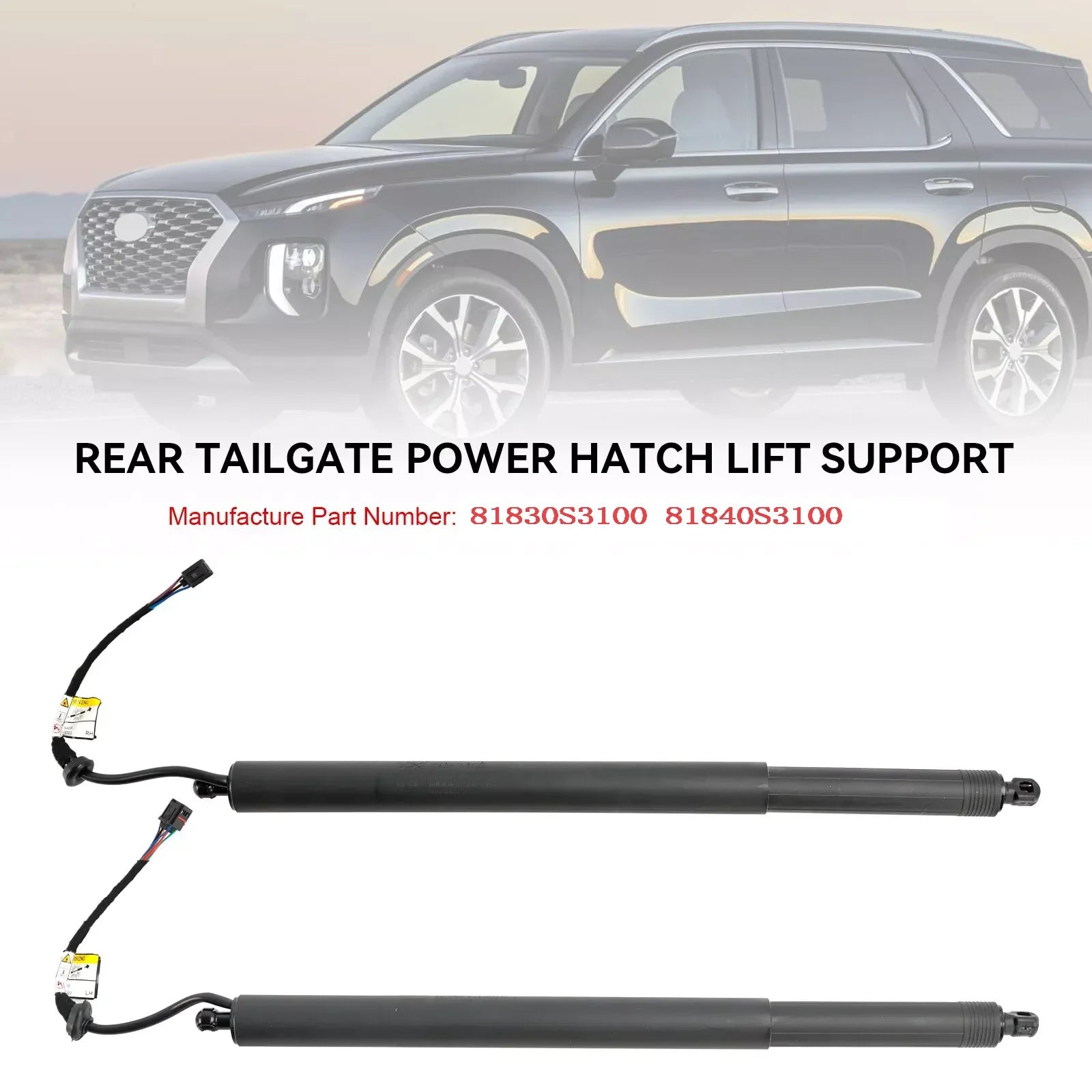 OEM-Grade 81831-S1100 81841-S1100 Brand New Rear Tailgate Electric Support Rods for Hyunda | AUTOKITSHOP