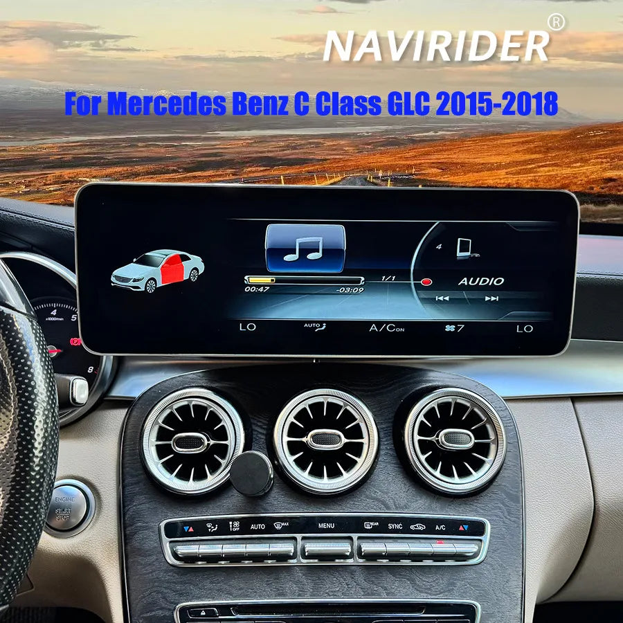 14.9inch For Mercedes Benz C Class GLC 2015-2018 NTG 5.0 Car Radio Android 15 Multimedia V | AUTOKITSHOP